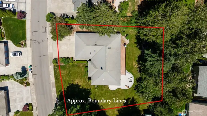 Approximate Boundary Lines - Ask Listing agent regarding Sale of empty Lot next door