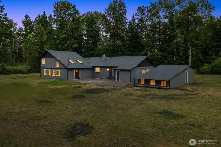 Back yard and MIL entry