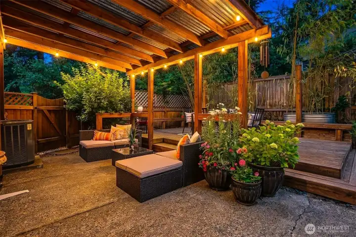 And a covered deck for all the weather. And a covered deck for all the weather.