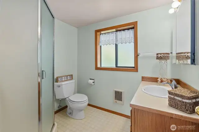 3/4 Bathroom off of the Primary Bedroom!