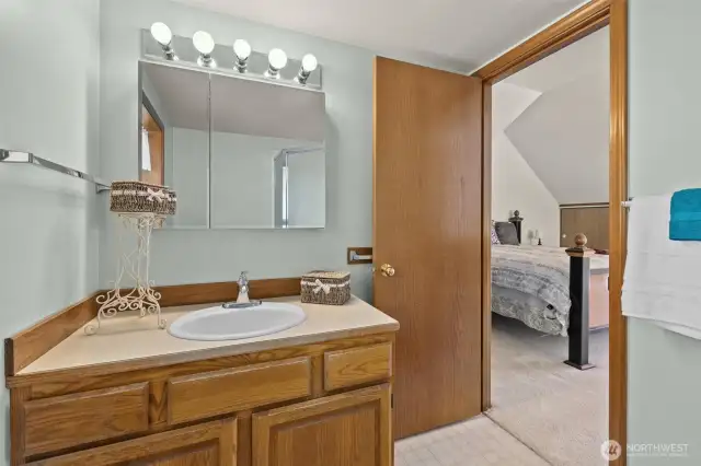 Primary Bathroom Vanity Area!