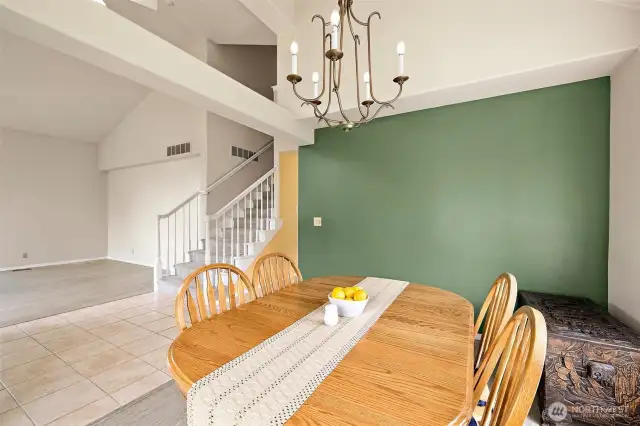 Full sized dining room.