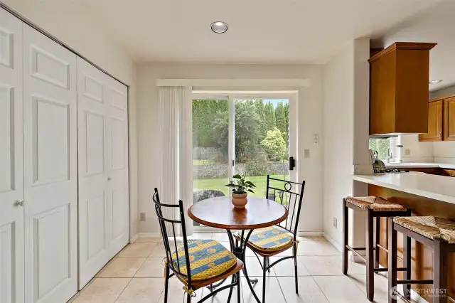 Kitchen with eating space.