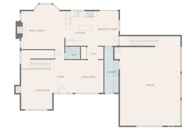 Main Level Floor Plan