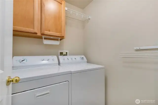 Laundry off kitchen