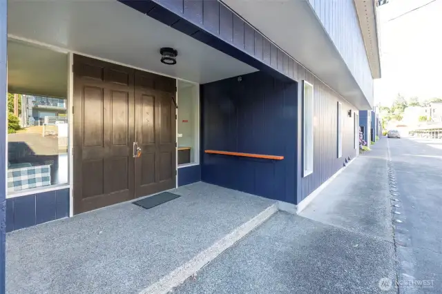 Community space entry