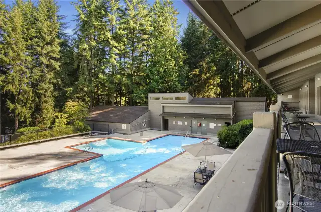 Large pool at the clubhouse
