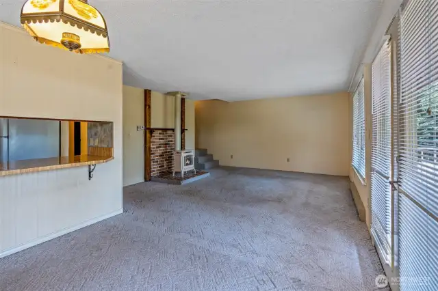 From dining area