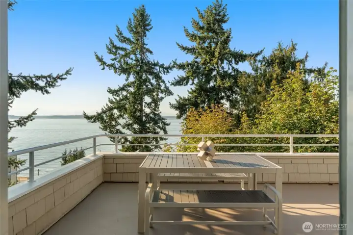 Enjoy the view from one of the many outdoor spaces