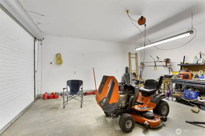 Multiple spaces in shop building