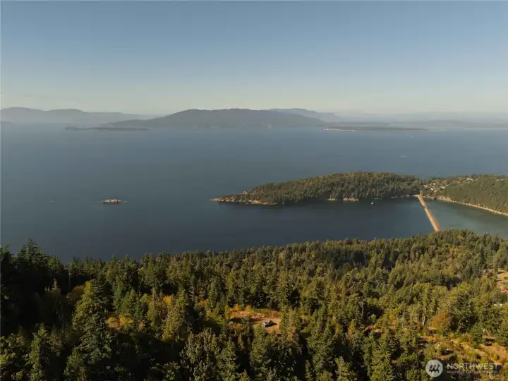 A unique perspective of the San Juan Islands and the Salish Sea.