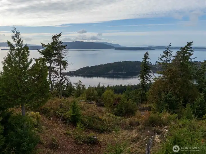 From the build site, looking west over Clark's Point.