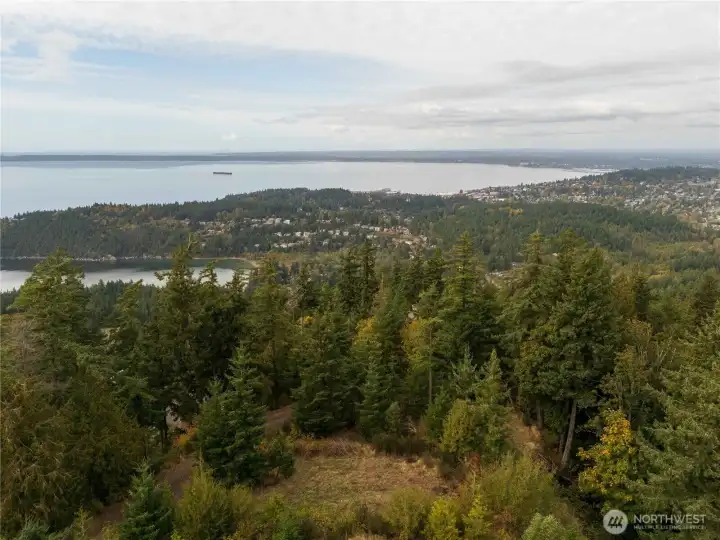 Views of Edgemoor and South Hill from the property.