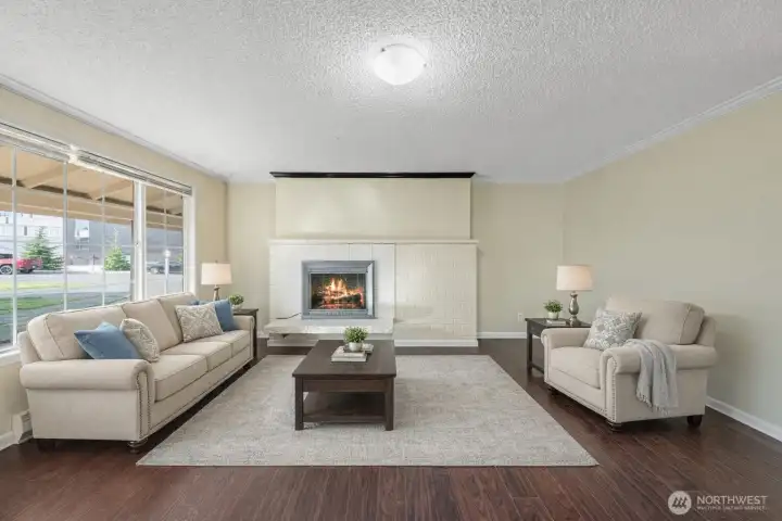 Living Room Unit B Virtually Staged