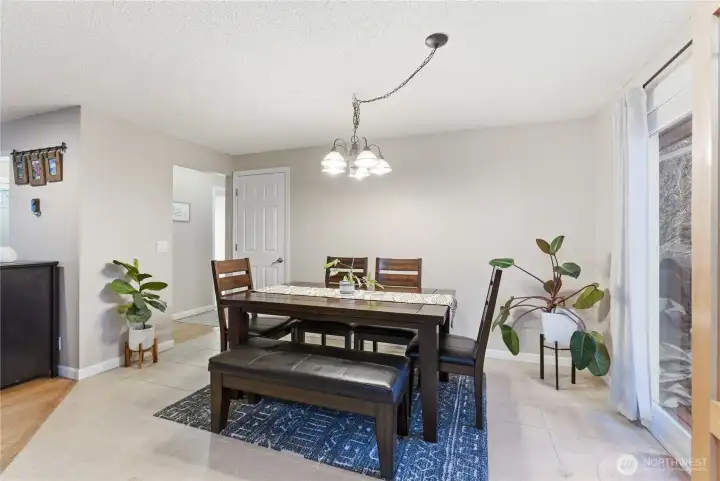 dining room with french doors
