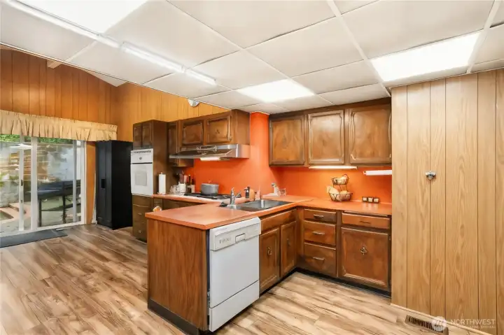 Open concept kitchen