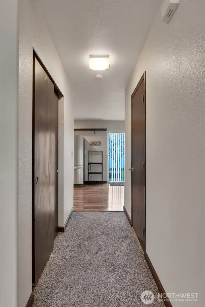 Entry Hallway (looking into kitchen/dining)