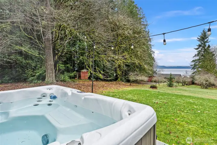 Hot tub/View