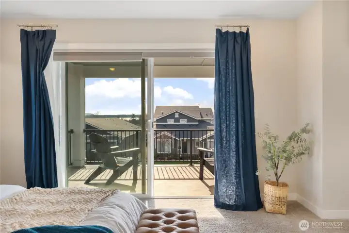 South Facing - Catch beautiful water and mountain views.