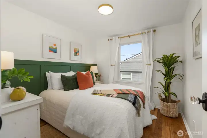 The Shaker Wall Paneling Adds So Much Charm!