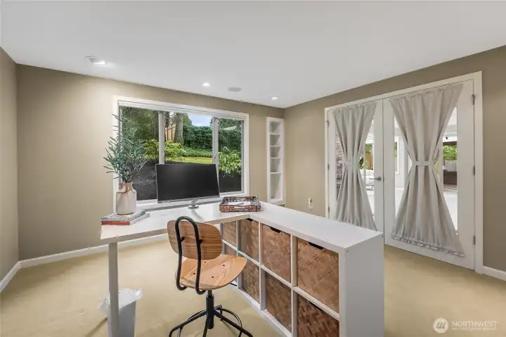 Main floor office/guest room/flex space