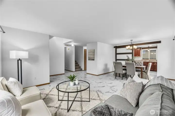 Interior, Main floor sitting room