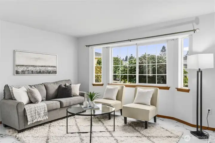 Interior, Main floor sitting area