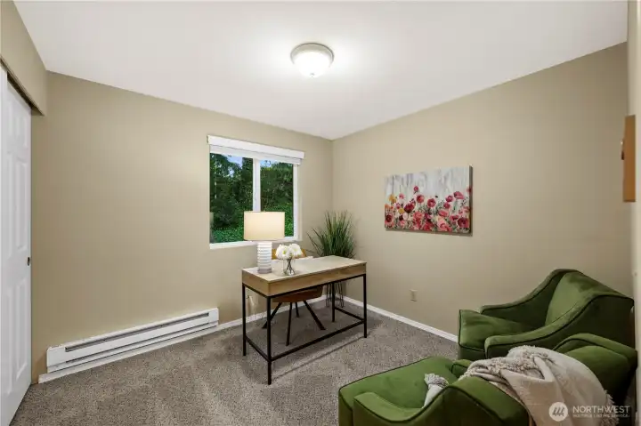 Large closets in every bedroom.