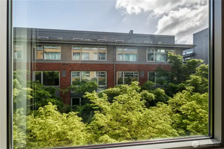 Looking east over the central courtyard