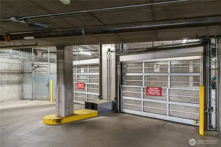 Secure parking garage