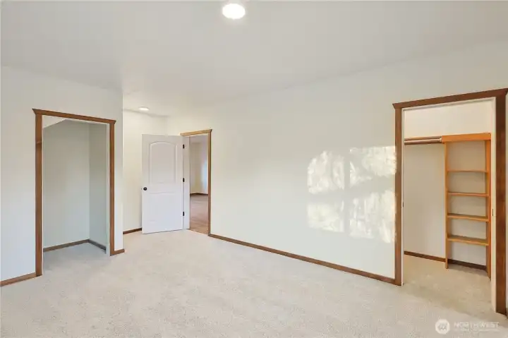 Main level Bedroom with Walk-in Closet
