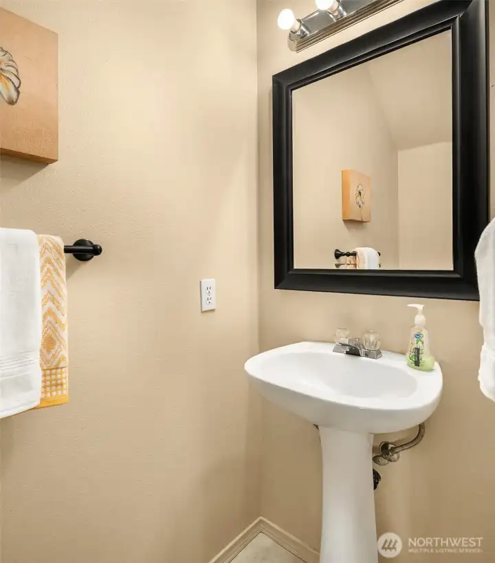 Half Bath on off Main Living Area