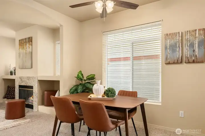 Dining Area w/ Large Window!
