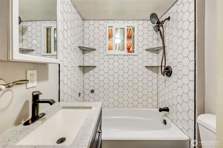Remodeled bathroom