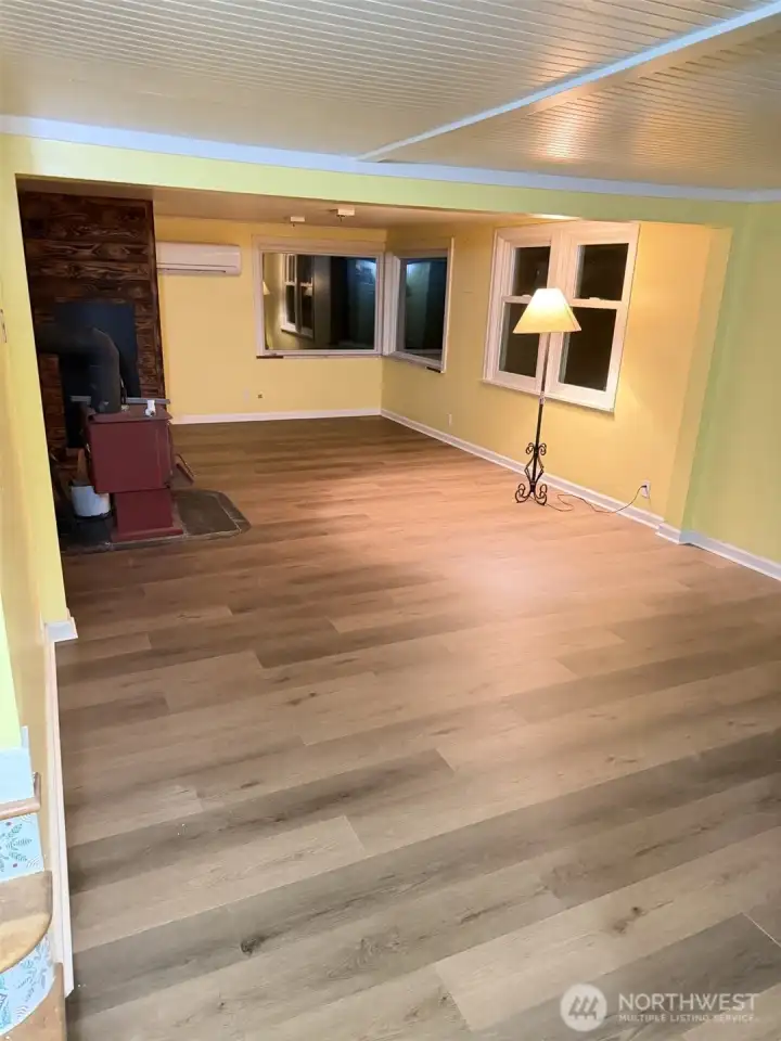 New Flooring.  It is very pretty!