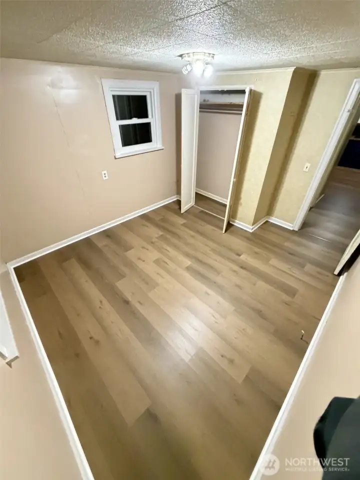 New Flooring in main bedroom