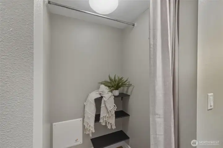 Walk in closet.