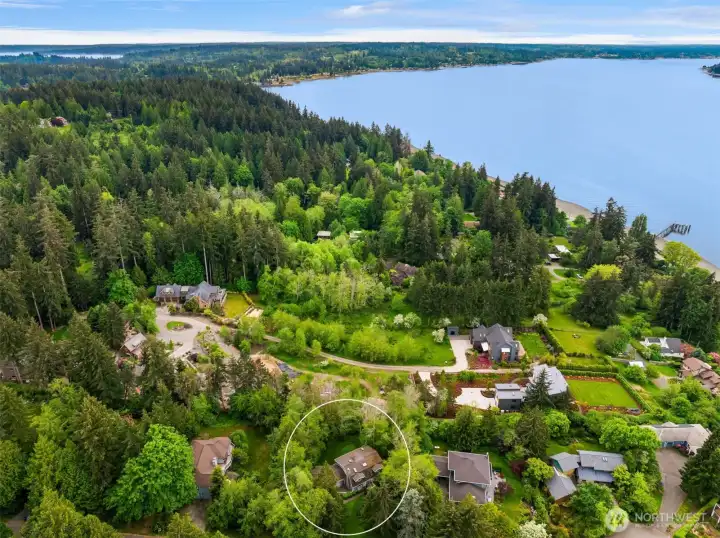 Located in the Desirable  Crystal Springs neighborhood, this home street has designated stairs leading to the waterfront for deeded beach access.