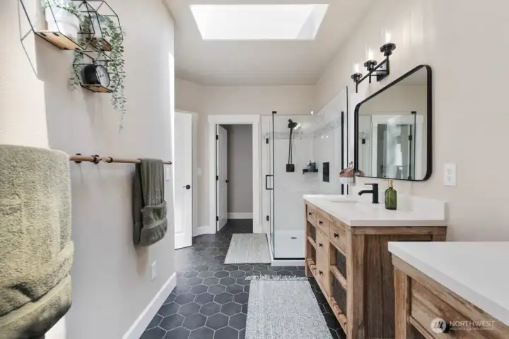 Not pictured: spacious walk-in closet in the primary suite