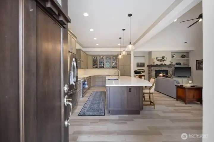 A welcoming entry that sets the tone for this high-end home.