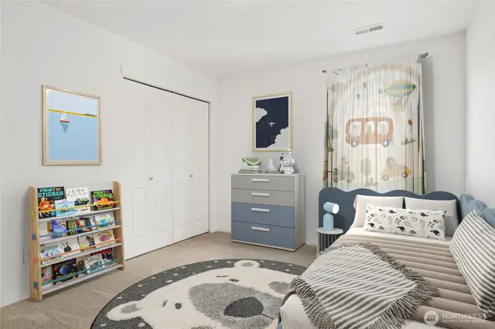 Additional bedroom upstairs(#4). Virtual Staged. Additional bedroom upstairs(#4). Virtual Staged.