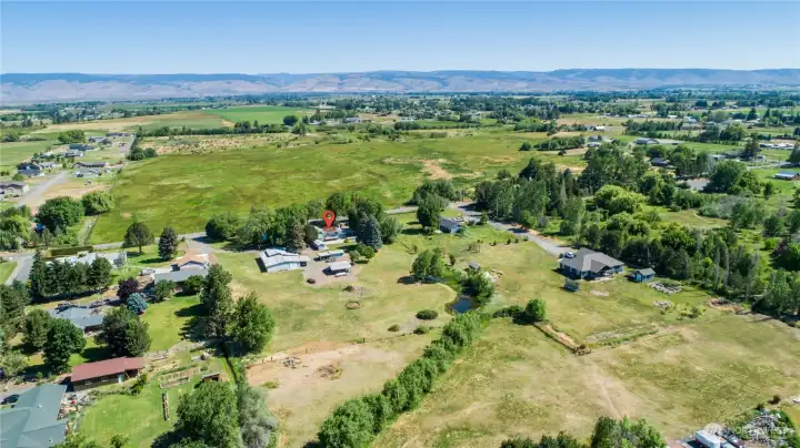 Here is a view of the entire property, both parcels. Here is a view of the entire property, both parcels.