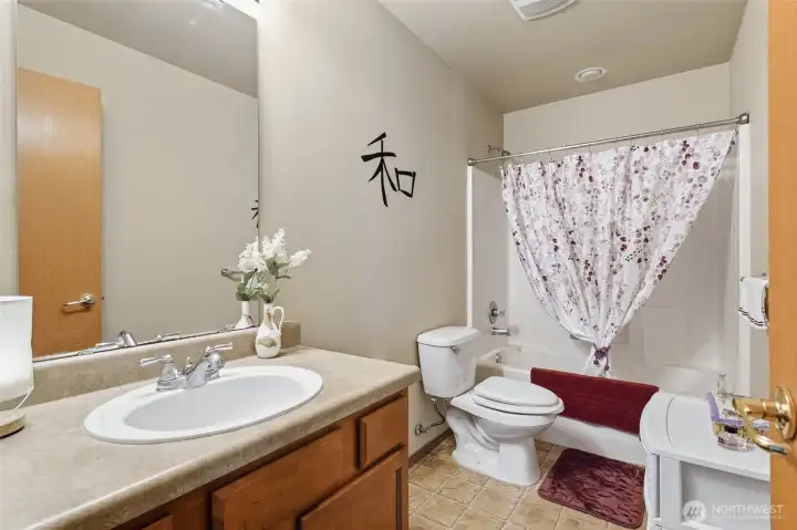 Main bath upstairs Main bath upstairs