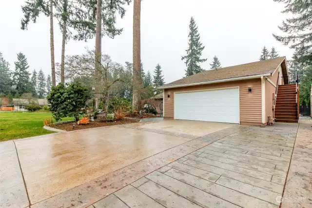 Stamped Concrete Driveway