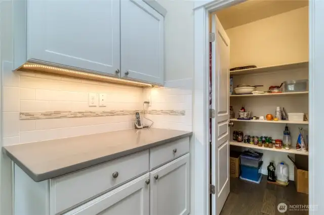 Large walk-in pantry