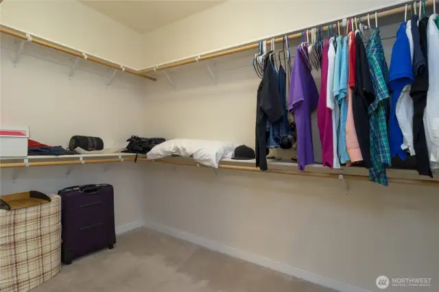 Primary walk-in closet