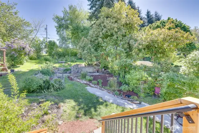 Imagine sipping your coffee in the morning looking at your beautiful fruit trees and garden