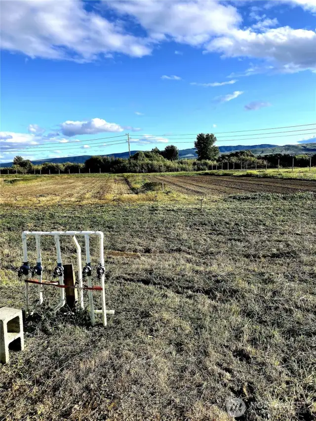 5 zone irrigation system for the property