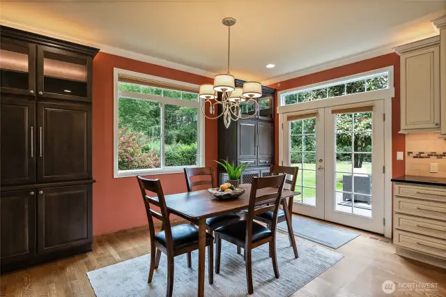 Beautifully designed custom cabinetry to maximize storage.