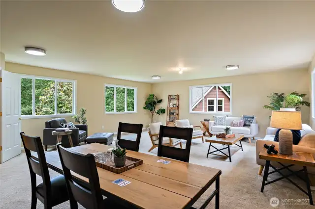 This space is its own retreat!